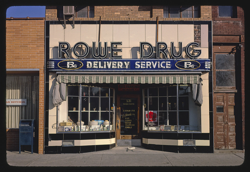 Rowe Drugs, Church Street, Ottumwa, Iowa (LOC) Margolies, … Flickr