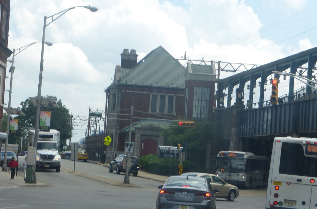 NJ Transit East Orange Station Elevated station built by L… Flickr