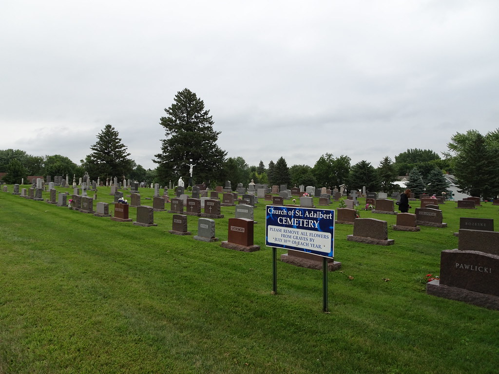 Church of St. Adalbert Cemetery behind the now shuttered S… Flickr
