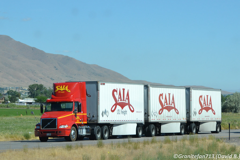 Saia LTL Freight Volvo VNM with Triples a photo on Flickriver