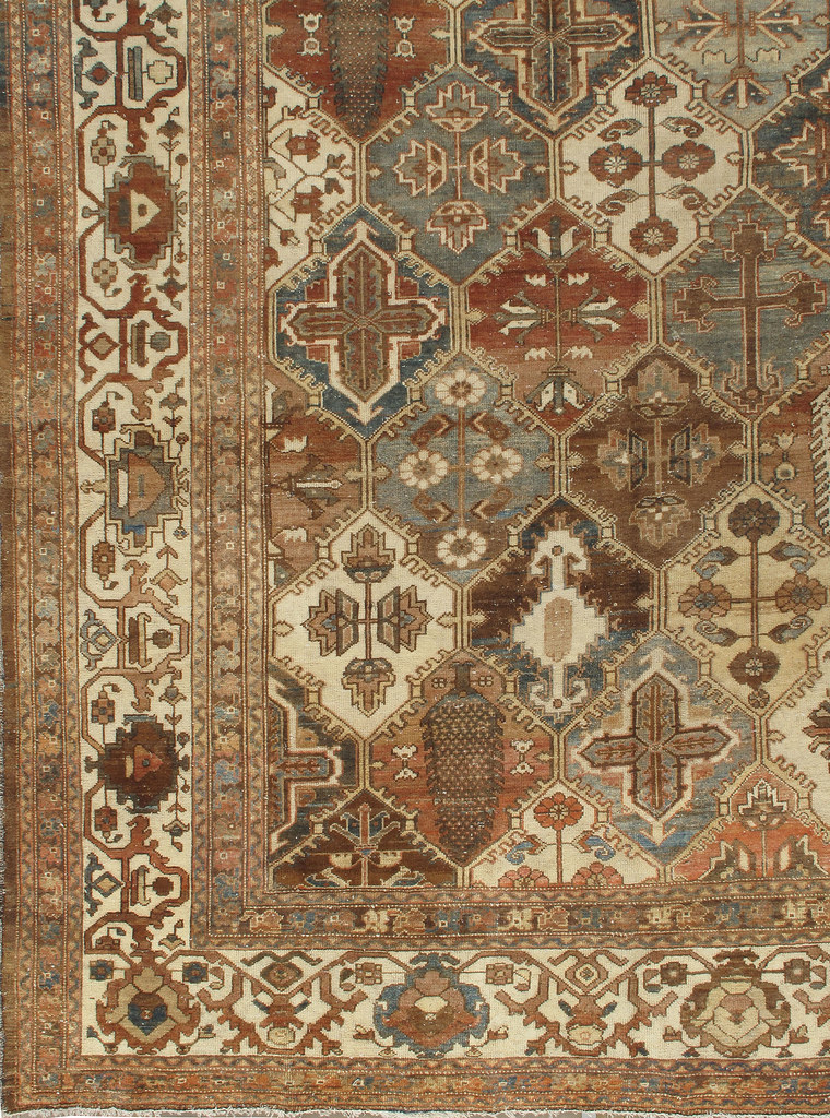 u2983antiquepersianbaktiarirug4715 Lida Lavender Flickr