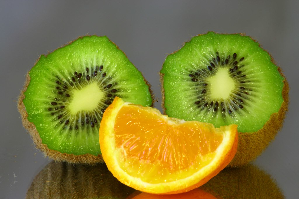 Fruits Kiwi fruits and orange michael hughes Flickr