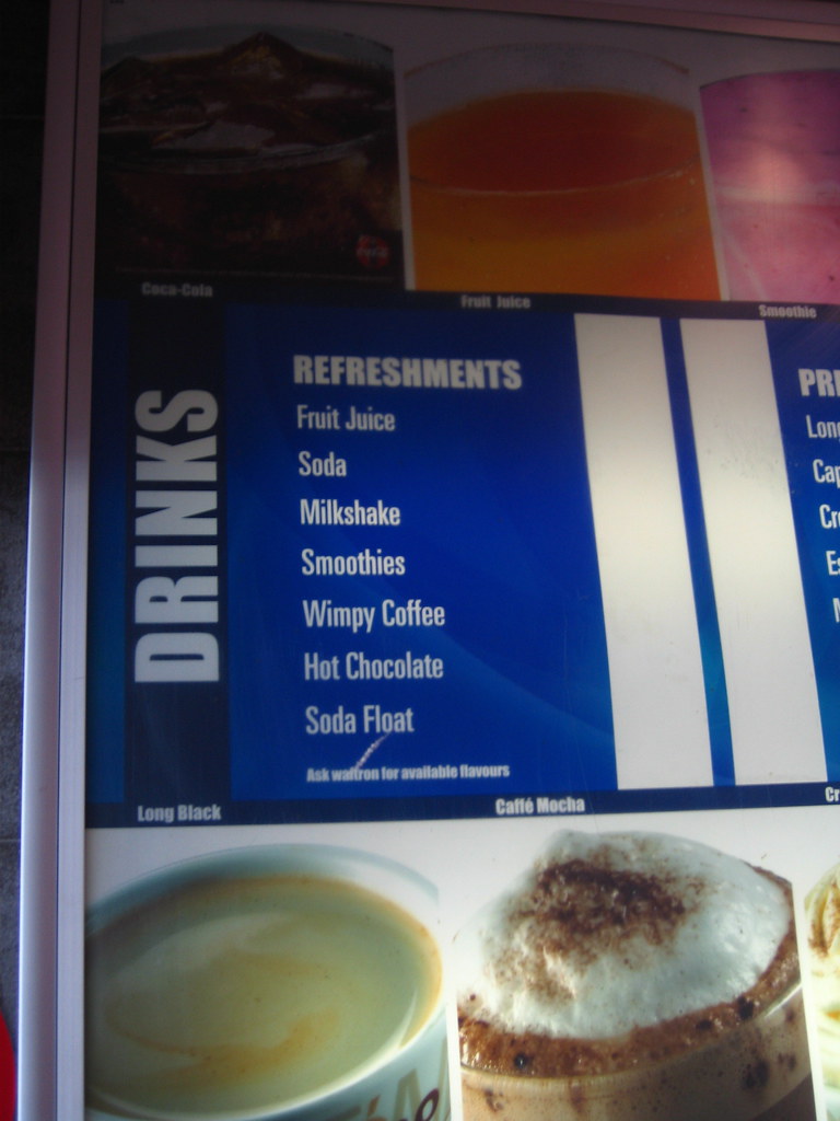 Wimpy coffee yes, it was. joe bourguignon Flickr