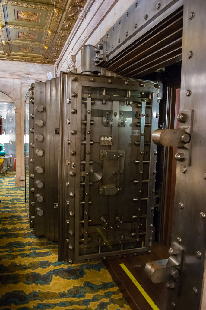 safe deposit room vault doors Marble Room Tim Evanson Flickr