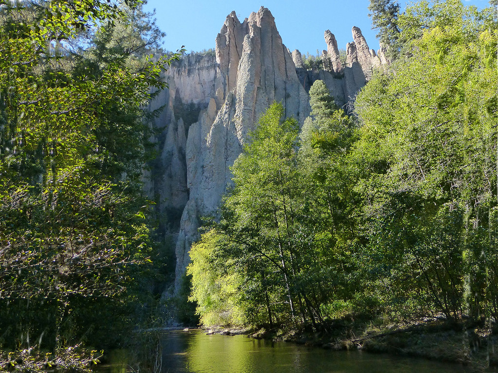West Fork Gila River rock formations Gila National Forest New