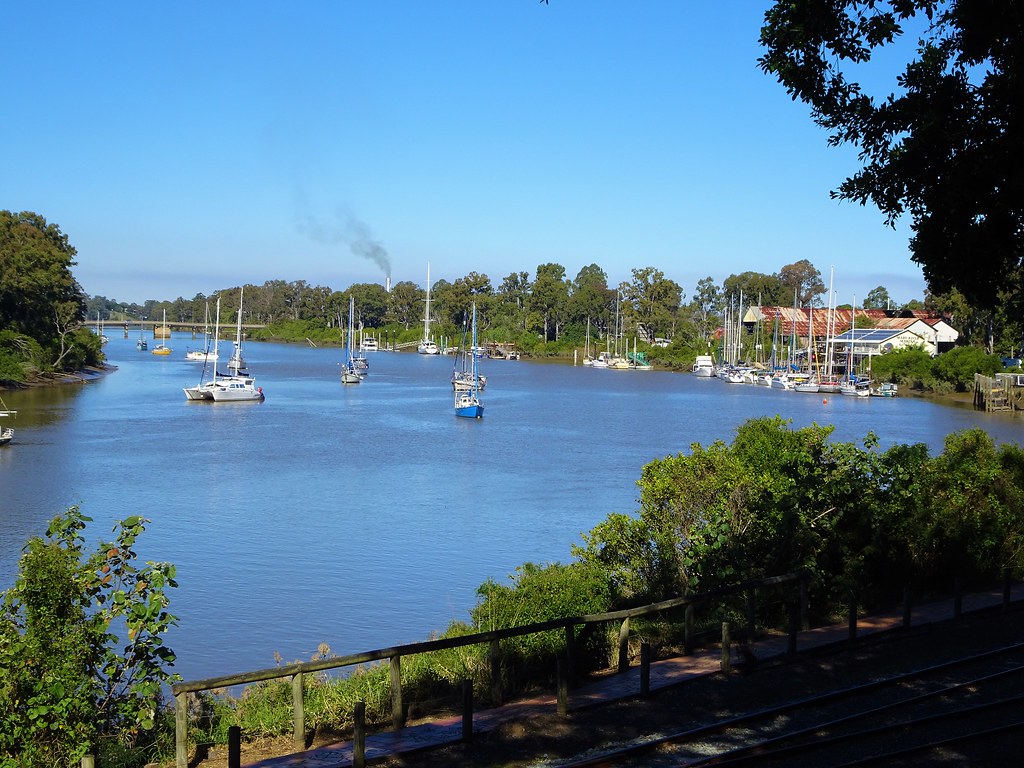 Maryborough. The beautiful Mary River meanders through the… Flickr