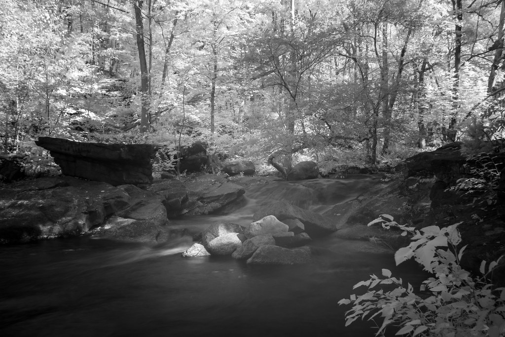 Powder Mill Run Waterfalls In Infrared One of the more int… Flickr