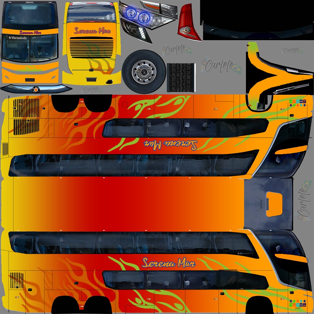 Skin Bus Simulator Rahman Gambar