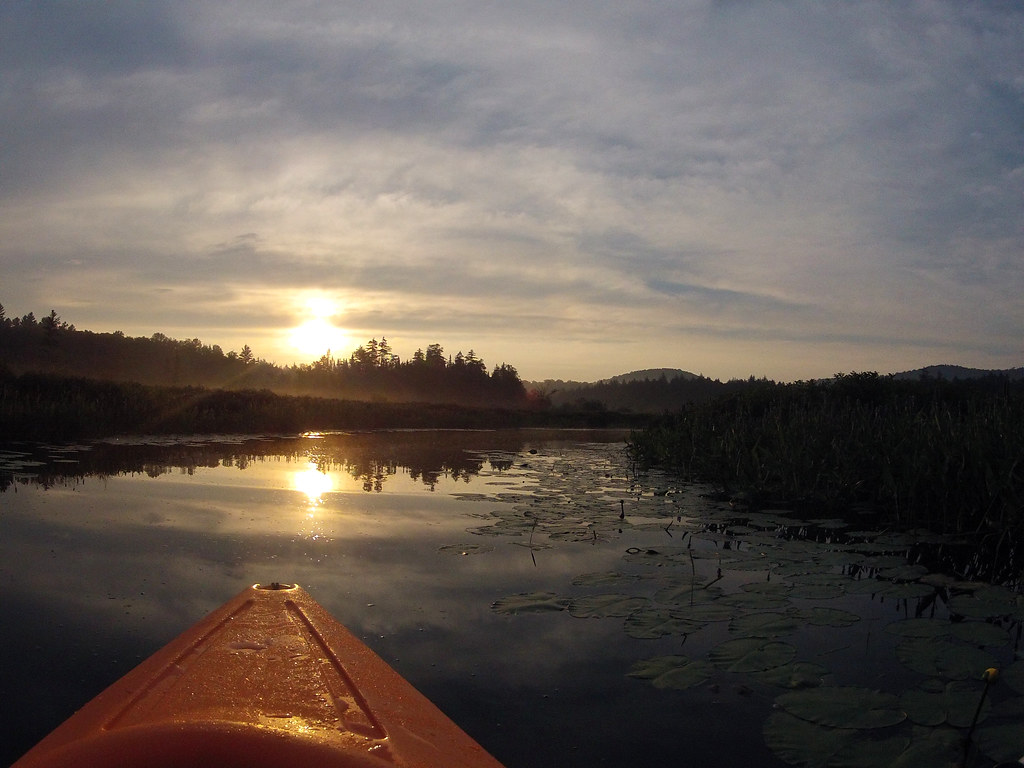 Morning Kayak Ride Cherry Creek, Speculator New York Bryan Loesch