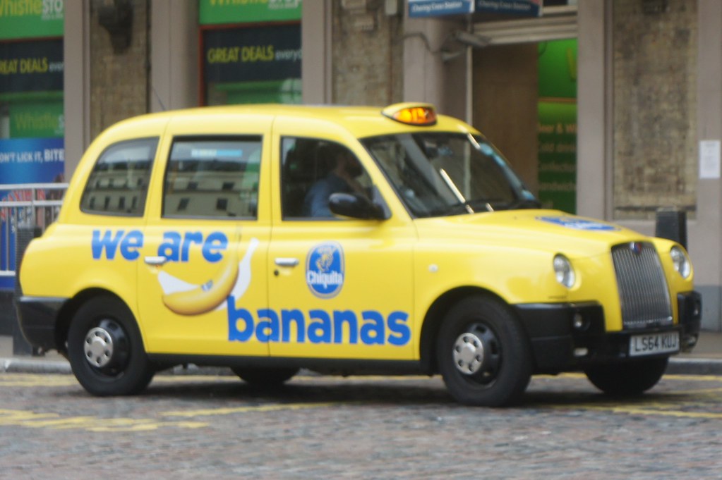 London Black Cab "CHIQUITA BANANAS" Local Bus Driver Flickr