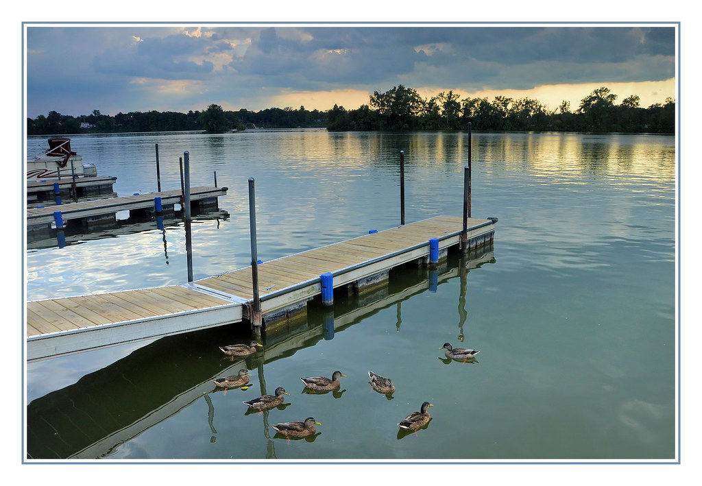 An Evening on Belleville Lake at Belleville, Michigan a photo on