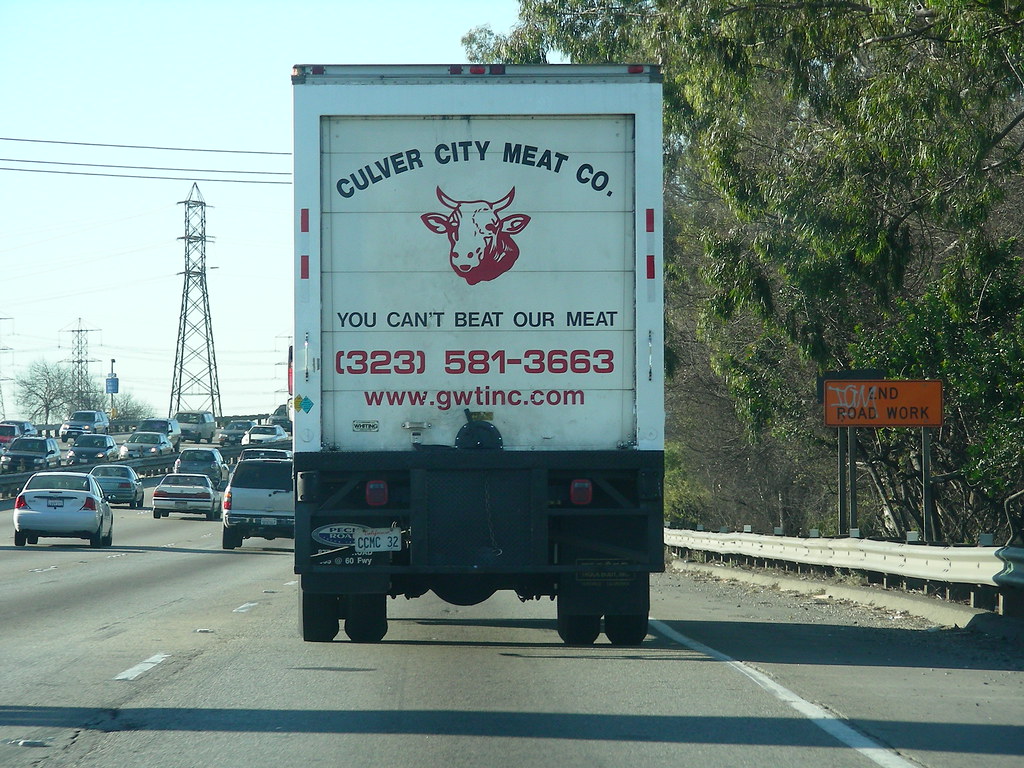 Culver City Meat Co. Seen on the 710 Long Beach Fwy. in Be… So Cal