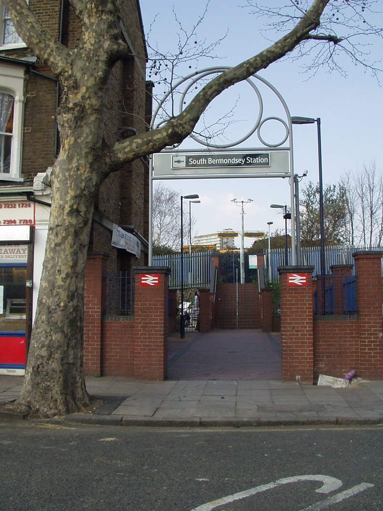 Ilderton Road entrance to South Bermondsey station Flickr
