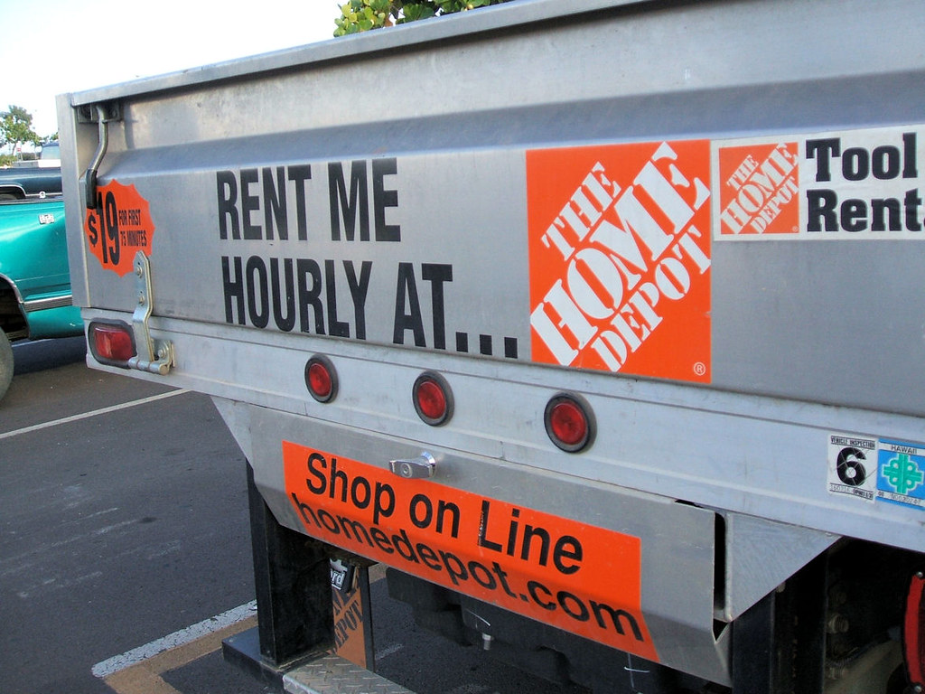 homedepot The trucks you can rent hourly at the Home Depot… Flickr