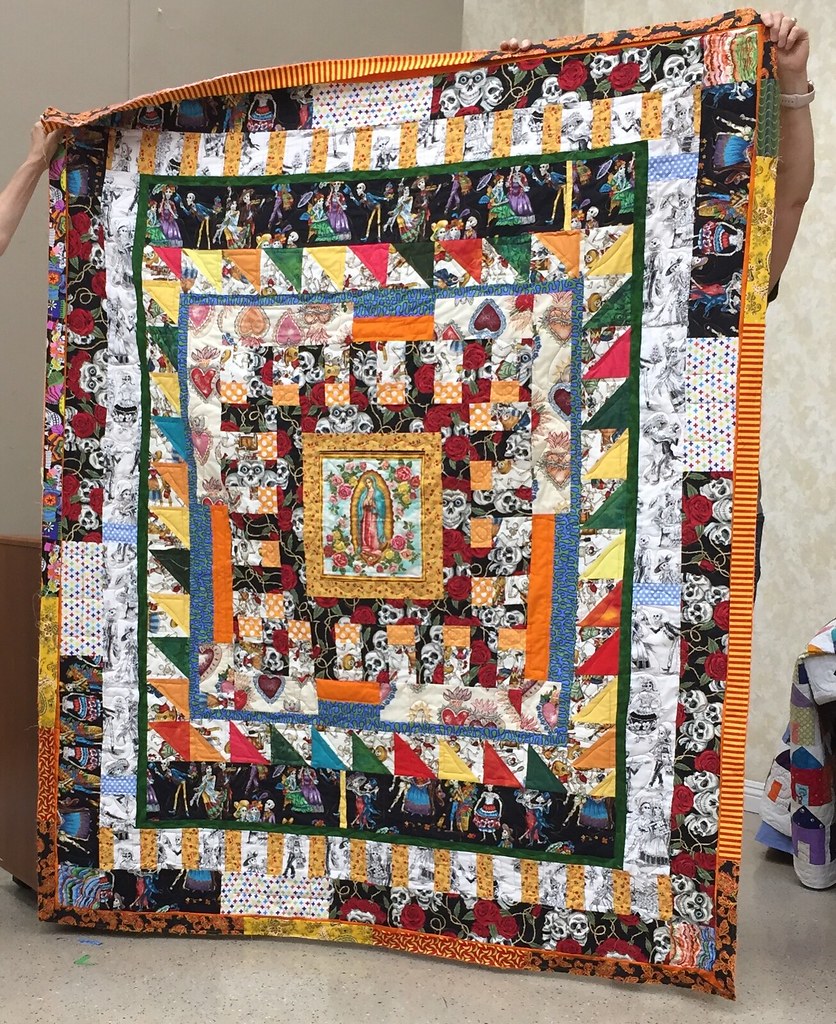 Lauren’s Medallion quilt San Diego Modern Quilt Guild Admin Flickr