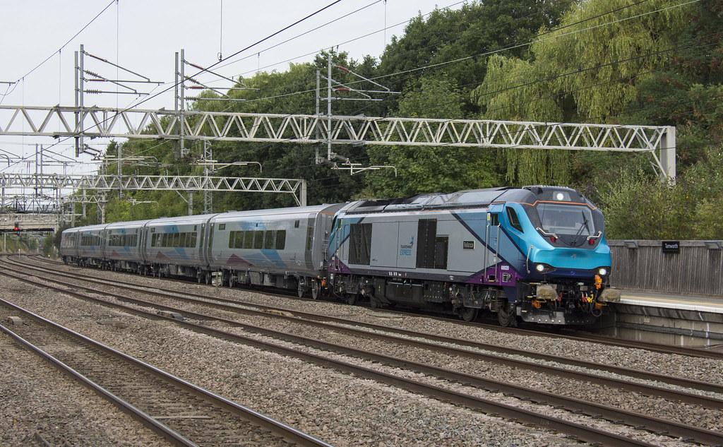 68020 68020 passing Tamworth with the first mainline test … Flickr