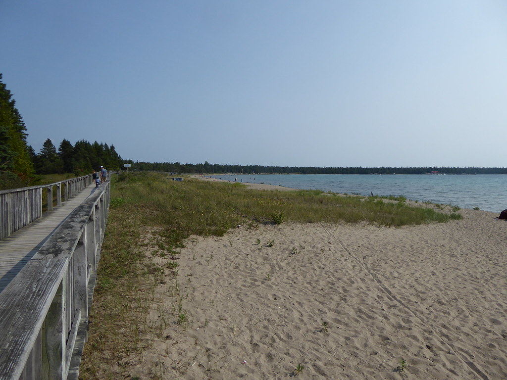 Providence Bay A section of the boardwalk and beach at Pro… Flickr