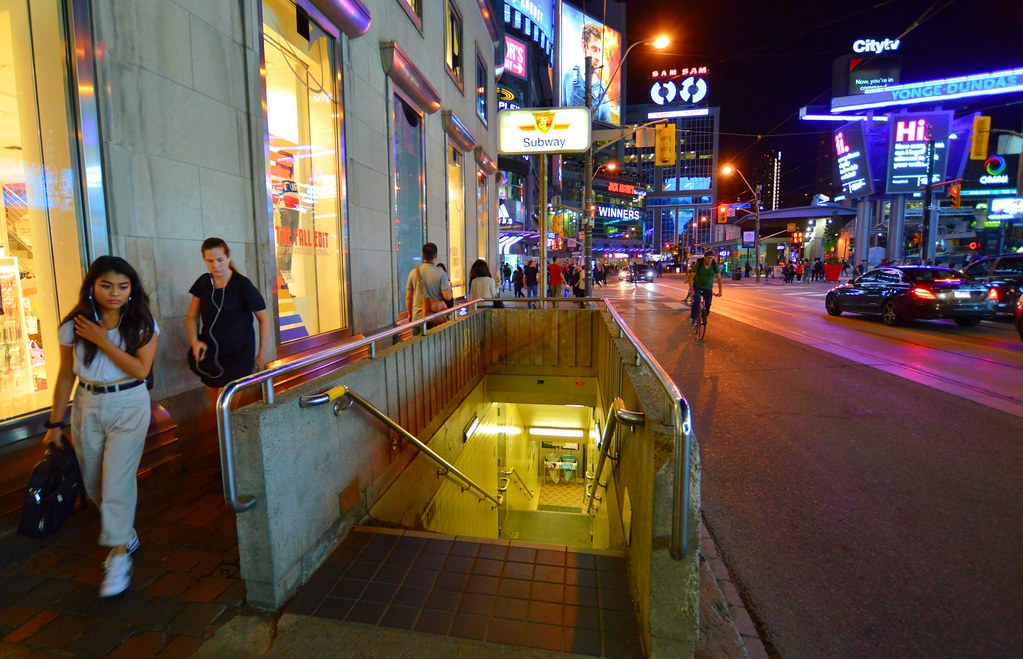 Dundas Subway Station Street Entrance. Dundas Square .… Flickr