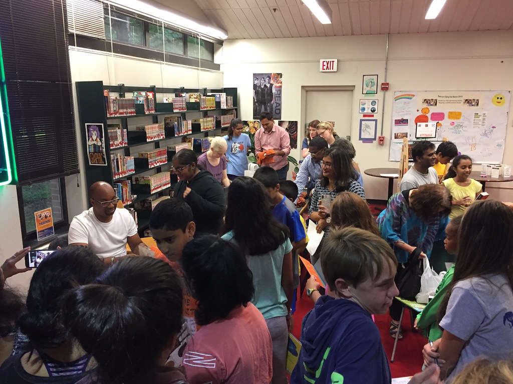 Kwame Alexander Reston Regional Library Book signing Fairfax County Public Library Flickr