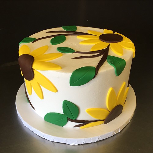 Floral Fondant Sunflower 000855 Upgrades Smooth side… Flickr