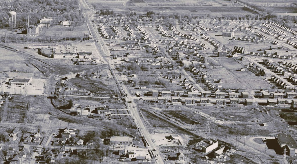 Aerial photo from the west end of Ottawa in 1960. This aer… Flickr
