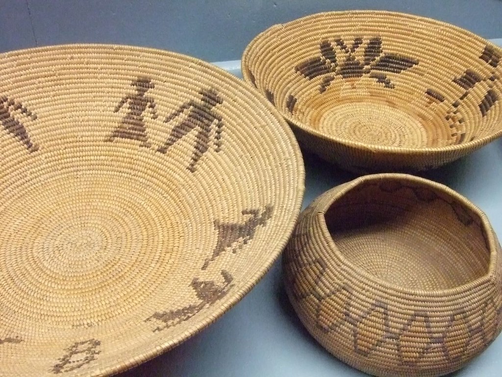 Native American Chumash Tray and baskets Mary Harrsch Flickr