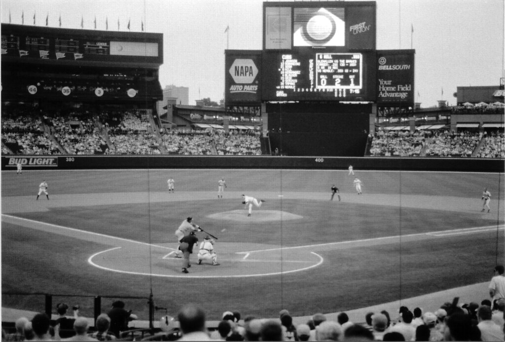 turner field 1 Picture of a Braves baseball game at Turner