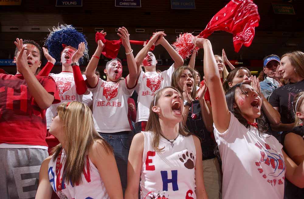 Estancia Fans Estancia High School fans cheer for their te… Flickr