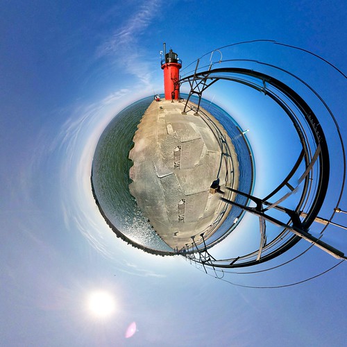 South Haven Pierhead Lighthouse 360 Polar Panorama Flickr