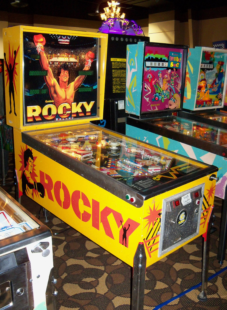 KY Louisville Rocky Rocky pinball machine at the Louisvi… Flickr