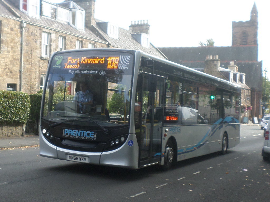 Prentice SN66 WKV ADL Enviro 200 Seen In Haddington. BusGinger