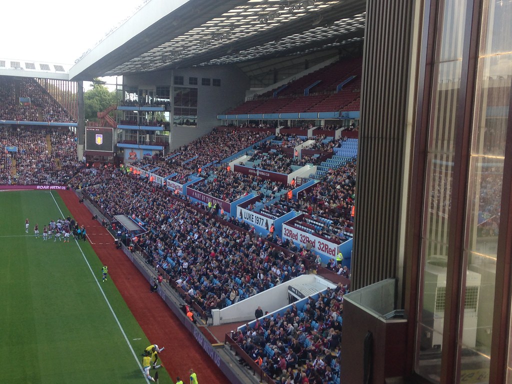 Trinity Road Stand, Aston Villa 25 August 2018 Rail and Landscapes