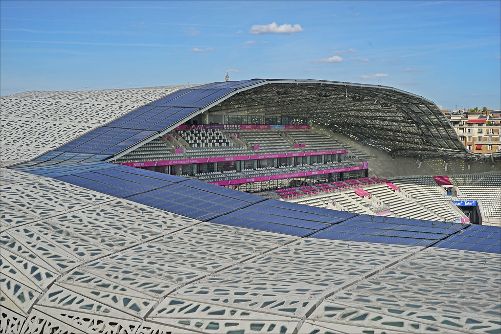 Le stade JeanBouin de l'architecte Rudy Ricciotti (Paris) a photo on