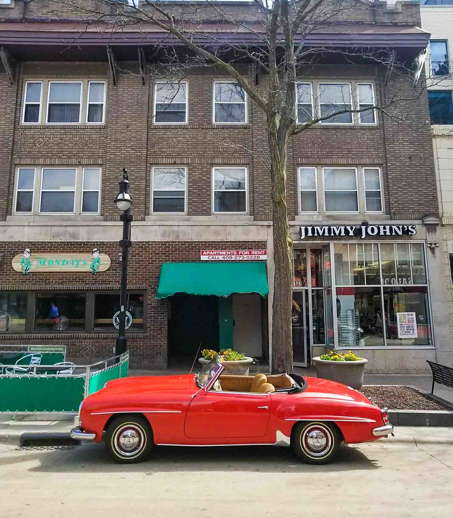 Finally Spring. Mercedes 190SL Madison, WI Ben Davis Flickr
