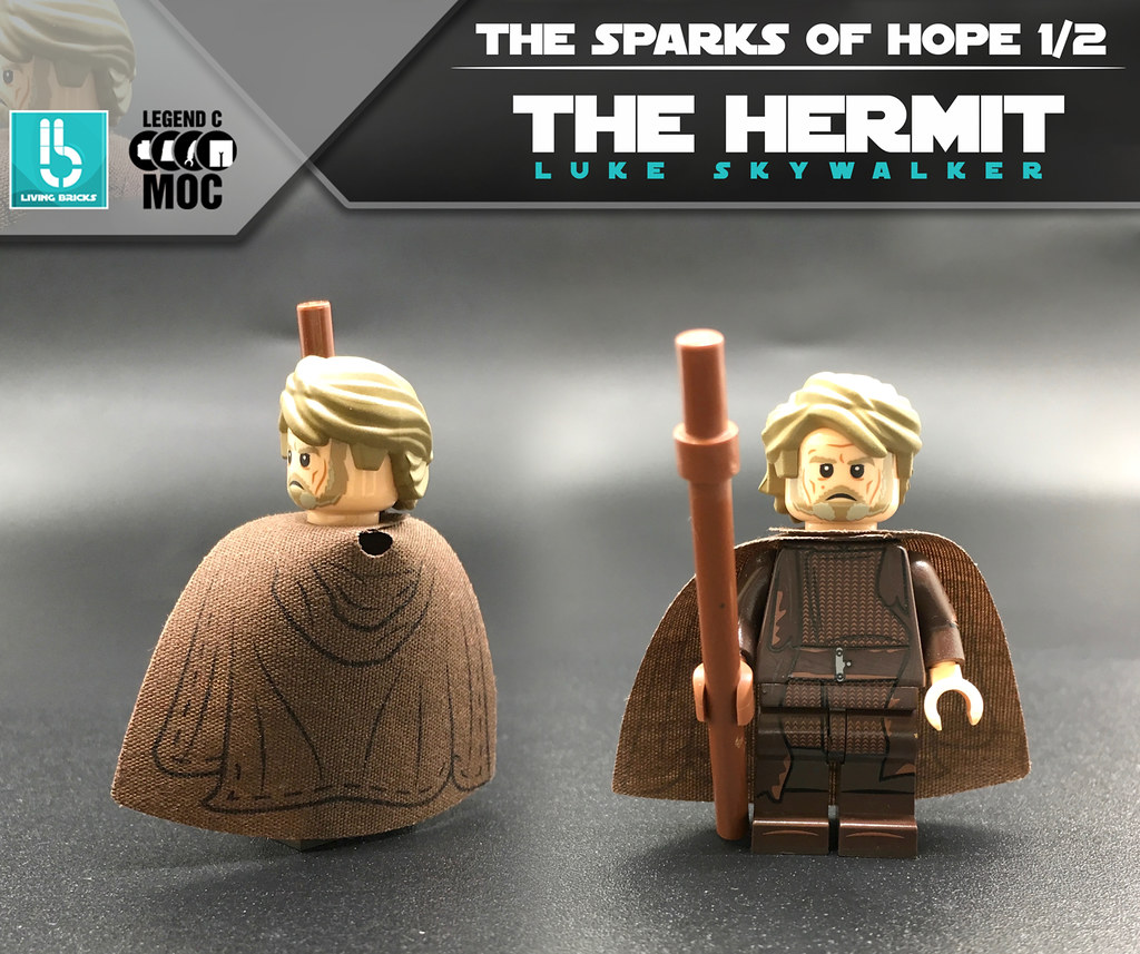 LEGO Star Wars Luke Skywalker Force Training Custom .PDF INSTRUCTIONS