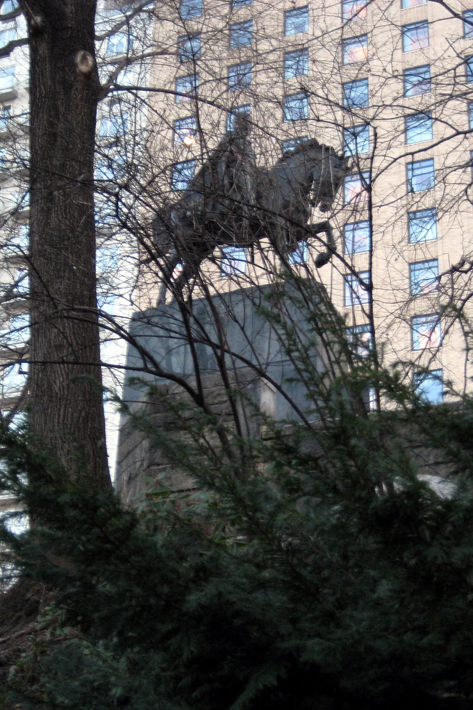 NYC Central Park Bolívar Plaza Simón Bolívar Statue a photo on