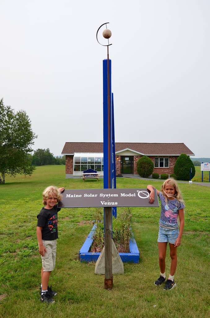 The Kids And Venus Part of the Maine Solar System Model in… Flickr