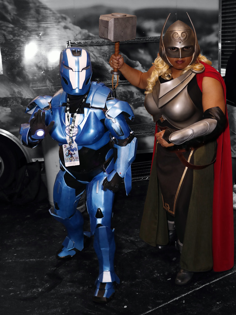 Stealth Armor IronWoman and Thor, Goddess of Thunder Flickr