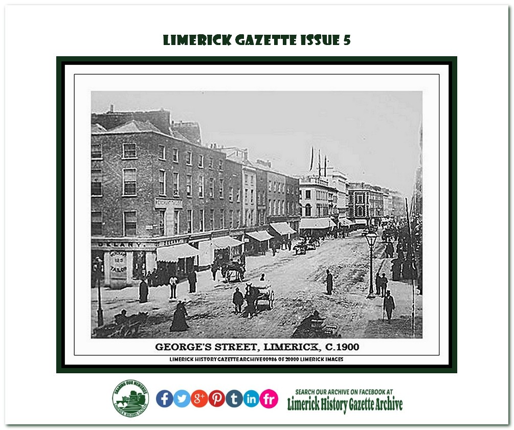 LIMERICK GAZETTE 5 IMAGES FROM LIMERICK GAZETTE ISSUE 5 Limerick