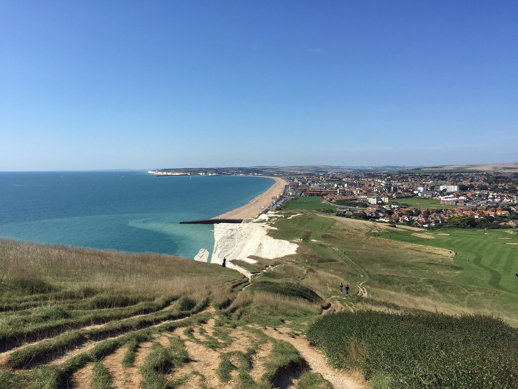 Seaford Down Chalktop panorama diamond geezer Flickr