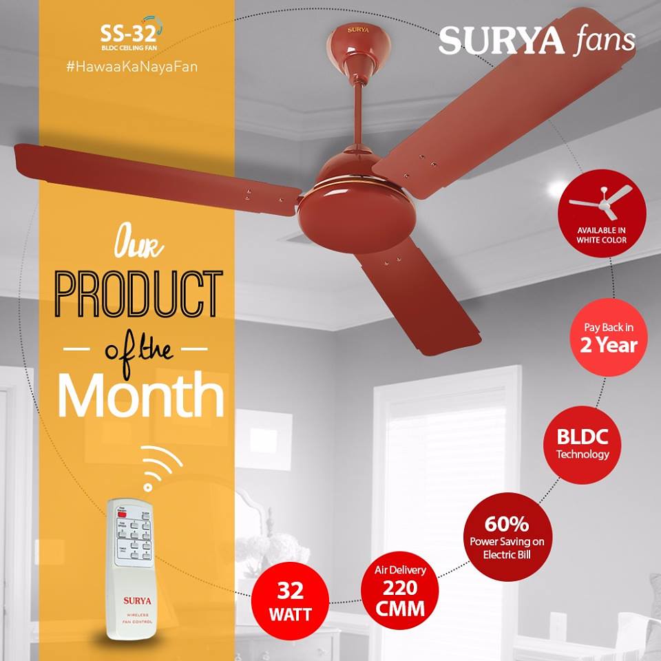 Surya BLDC Fan SS32 Energy Saving Ceiling Fans Surya Ro… Flickr