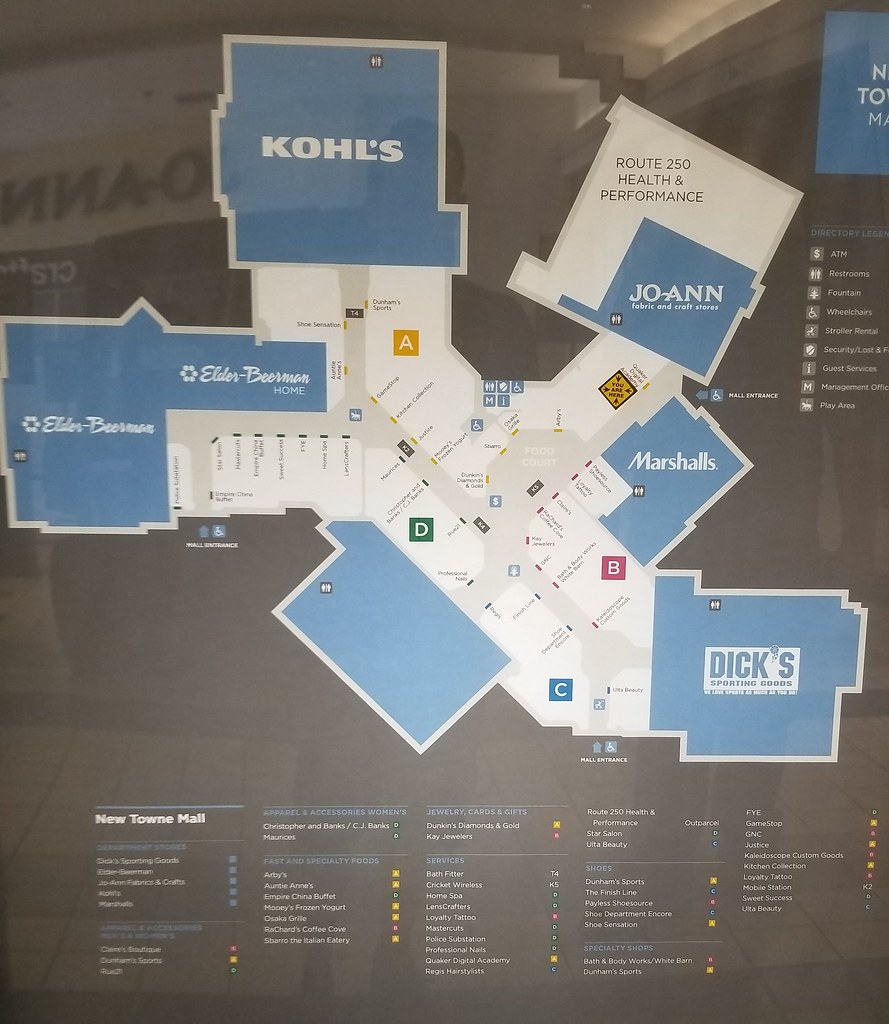 Directory New Towne Mall New Philadelphia, OH August 201… Flickr
