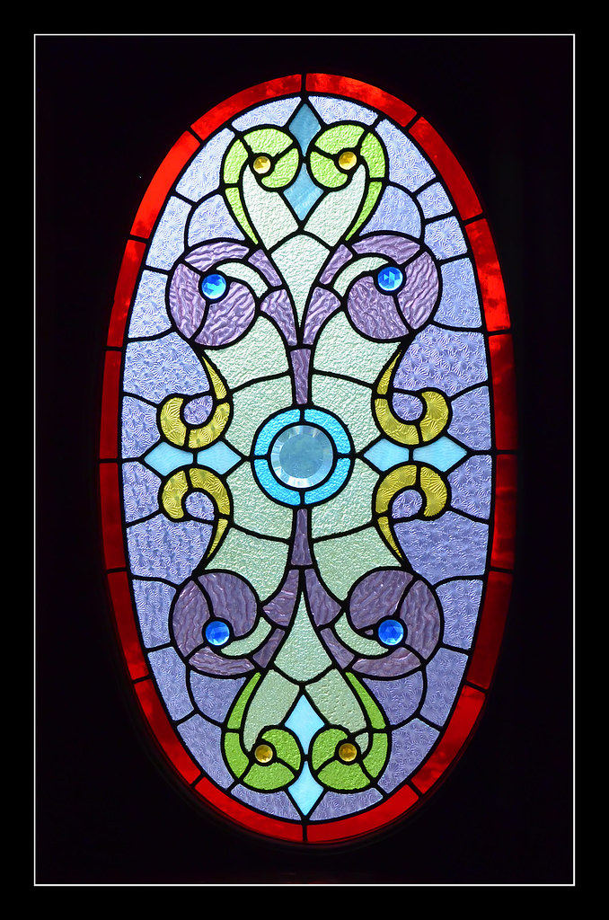 Oval Stained Glass Window Dutchess of Wellington a photo on Flickriver