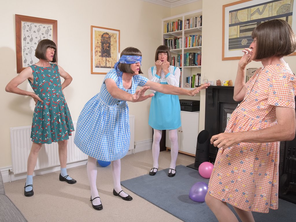 The birthday party Blind man's buff. Alison Martinu Flickr