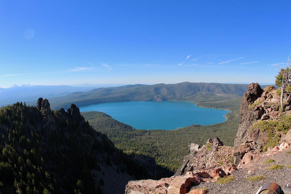 Overview of Paulina Lake Paulina Peak Newberry National … Flickr