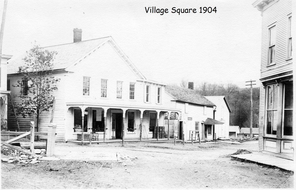 145 Village square 1904 Petersburgh Public Library Flickr
