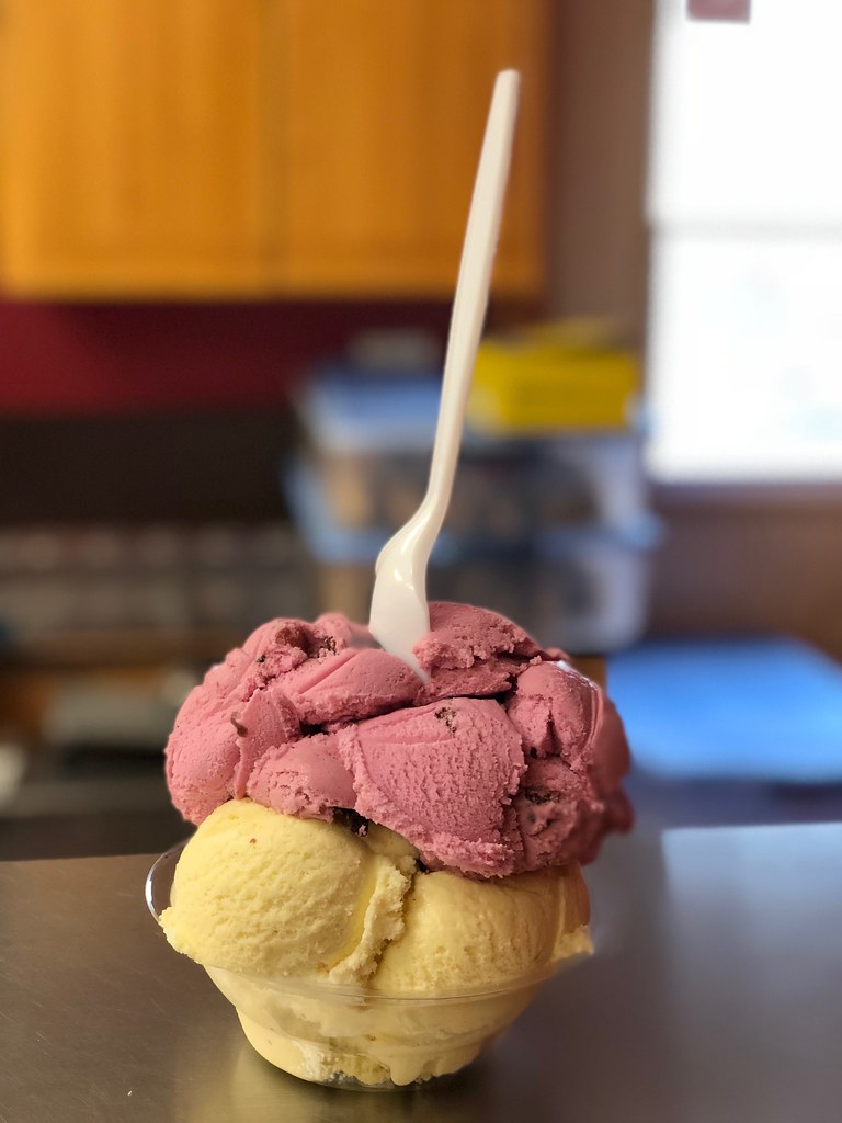 Summerland Sweets Ice Cream This is "two scoops" (which is… Flickr