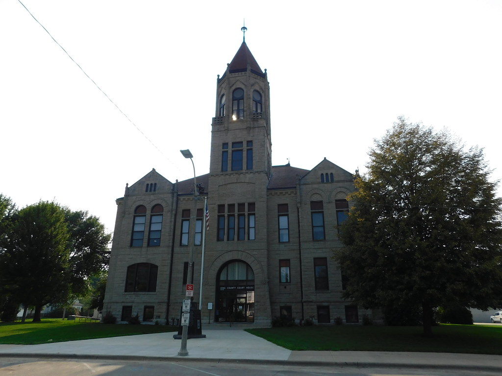 Iowa County Courthouse Marengo, Iowa Constructed between 1… Flickr