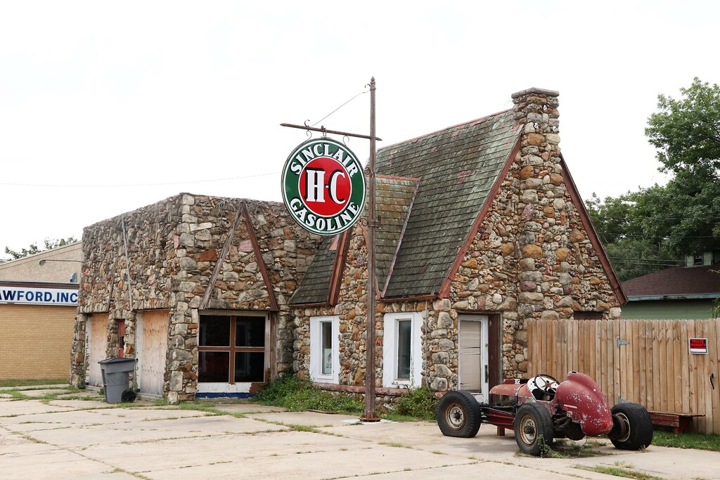 Old Gas Station in Emporia Kansas Roger Daniels Flickr