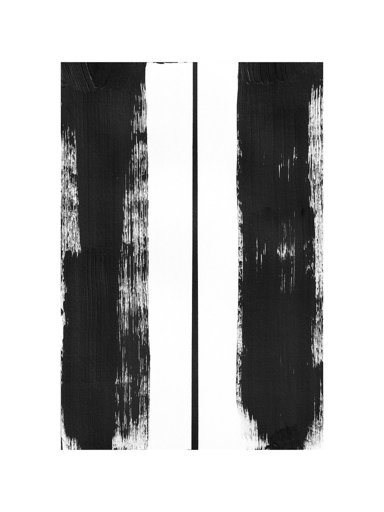 Black on White Acrylic paint on acrylic paper 240 gsm. Ins… Flickr